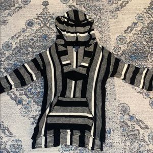 Forever 21 striped hoodie